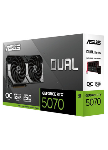Відеокарта GF RTX 5070 12GB GDDR7 Dual OC (DUAL-RTX5070-O12G) Asus (362669049)