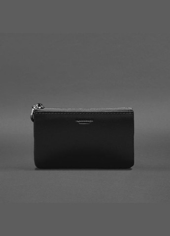 Кожаная монетница / мини-косметичка 3.0 черная краст (A-027983) BlankNote (329743053)