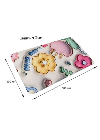 Вологопоглинаючий килимок 40х60х3мм SW-00002550 Sticker Wall (344573372)