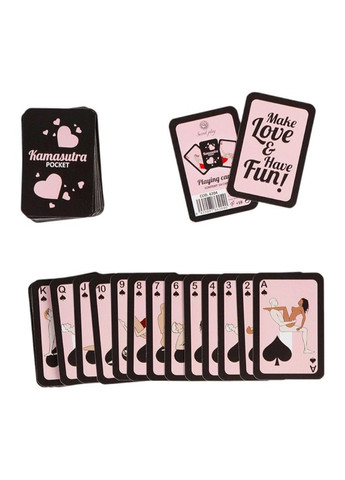 Игральные карты Kamasutra 54 шт эротические для пар для настольных игр и развлечений Secret Play (322287564)
