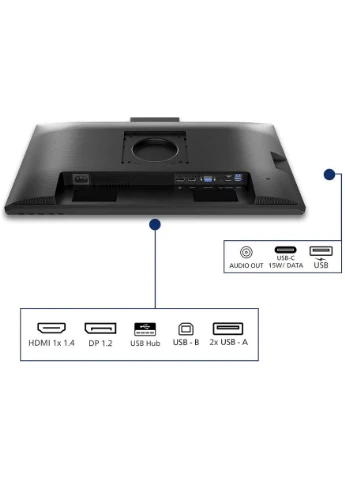 Монітор TFT PHILIPS 23.8" 24B2N3200JH/00 IPS FHD 120hz VGA HDMI DP USB Pivot WebCam MM No Brand (396653194)