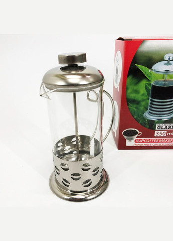 Колба френч пресс UN-1151 0.35 л, Френчпрес, Чайник самовар стеклянный, Заварник UK-416 для трав Unique (349512009)