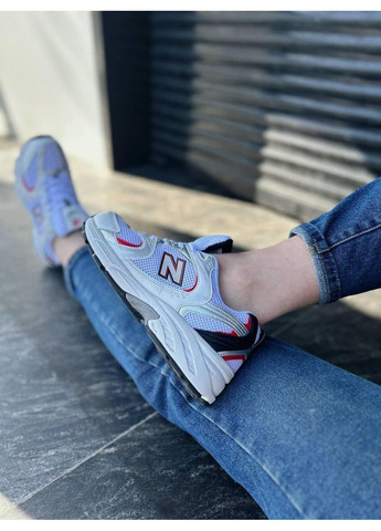 Білі Осінні кросівки чоловічі new balance 530 retro white silver red нью беланс 530 No Brand