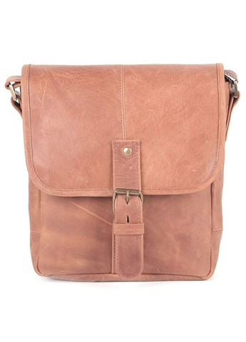 Шкіряна сумка крос боді чоловіча месенджер через плече коричнева 00883 Shvigel (329197442)