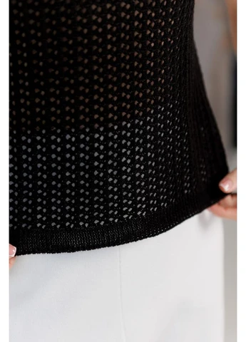 Женская вязаная футболка сетка Art Knit - (386557187)