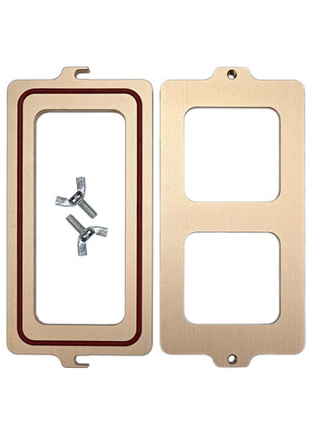 Комплект форм для склеивания рамки с дисплеем /алюминий/ для iPhone 15 MaYuan (331155906)