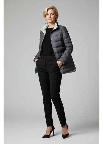 Темно-синя демісезонна жіноча демісезонна пухова куртка темно-синій Forza Viva