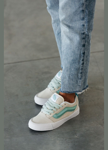 Кросівки жіночі Vans KNU Skool grey blue | Ванс КНУ Скул сірі сині No Brand сірі демісезони (315683560)