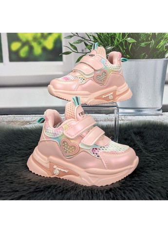 Розовые демисезонные кроссовки детские для девочки Tom.M