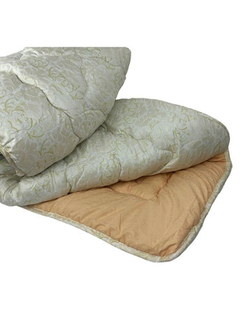 Ковдра двоспальна закрита Візерунок 20396 175х215 см молочна Arda (335583766)