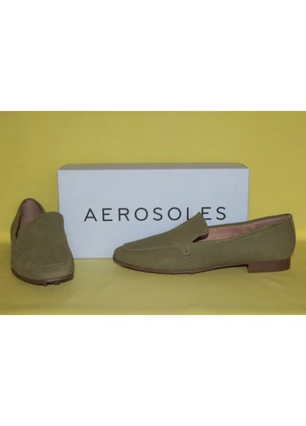 Aerosoles Туфлі жіночі, розмір 42,5 Оливкові лофери зелений з натуральна шкіра, — демісезон (388146199)