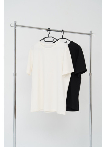 Комбинированная набор футболок мужских cotton basic 2 шт (молочная, черная) Handy Wear