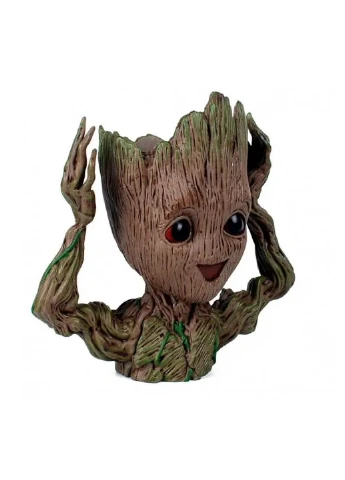 Горшочек для цветов и канцелярии Грут Groot G4 + подставка пень No Brand (331639448)