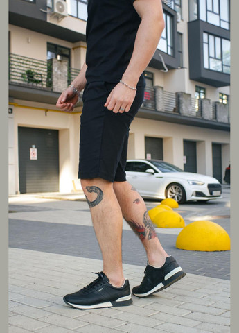 Шорти чоловічі лляні базові "" чорні Intruder Flax (359378586)