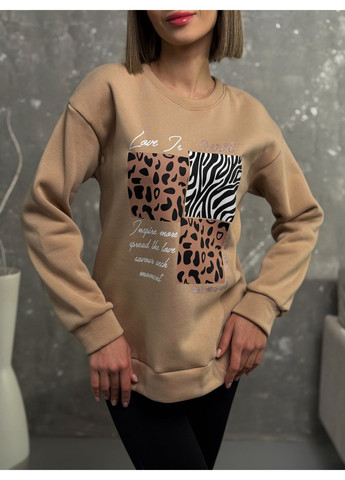 Теплий жіночий світшот Fashion Girl Savage (365726293)