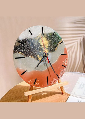 Форма молд для створення годинника з епоксидної смоли циферблат з прямокутними поділами мінімалізм 270 мм No Brand 5402 (330805567)