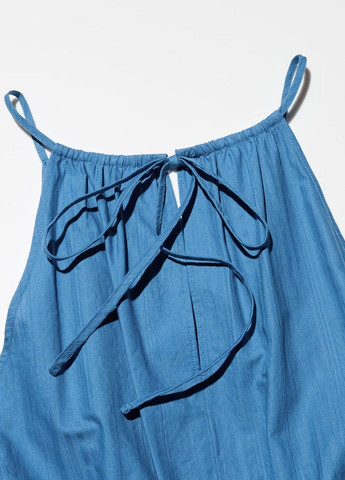 Белое платье Uniqlo однотонное