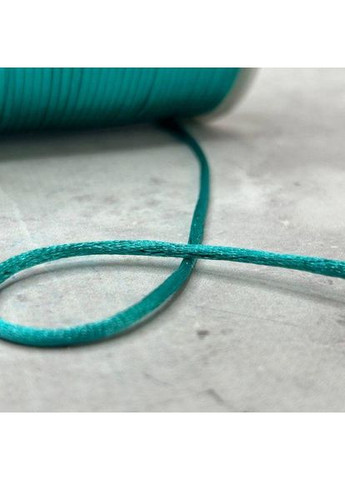 #68 Шнур корсетний (сатиновий, шовковий) 2мм - морська хвиля Plus-plus (354795515)
