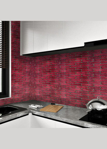 Самоклеюча плівка 0,45х10м х 0,07мм Червона цегла SW-00001269 Sticker Wall (329893977)