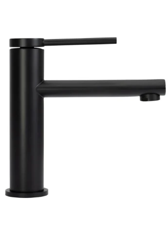 Змішувач для раковини (умивальника) OVAL BLACK чорний низький Rea (392433566)
