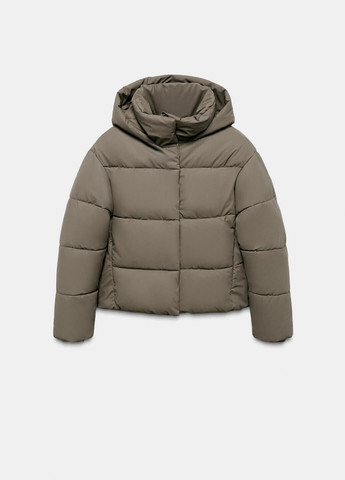 Серо-коричневая демисезонная куртка Zara