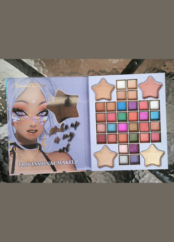 Набір дитячої косметики Varied Queen, 36 тіней і рум'ян No Brand (350354634)