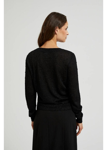 Чорний зимовий светр Moodo