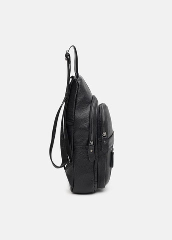 Мужской кожаный рюкзак через плечо k1338-black Borsa Leather (322189840)