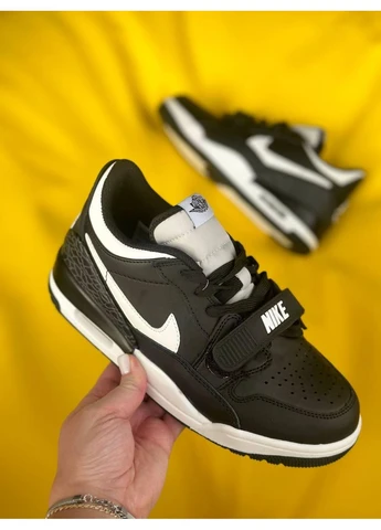 Білі кросівки чоловічі nike legacy 312 low black white найк легасі білі демісезон No Brand