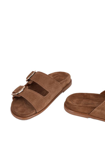 Жіночі Шльопанці 41503 Коричневий Велюр Attizzare (330180007)