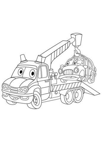 Картина по номерам (15067-AC) Artcraft Евакуатор 25х30 см (366068545)