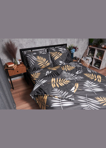 Комплект постельного белья Полисатин Premium двуспальный 175х210 наволочки 2х50х70 (MS-820003751) Moon&Star fern (288043624)