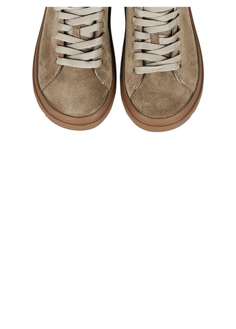 Осенние ботинки осенние ореховые из натурального спилка-замши KASANDRA из натуральной замши