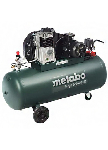 Компресор Mega 520200 D, 3000 Вт, 380 В (Картон) 601541000 (5975) Metabo (262299347)