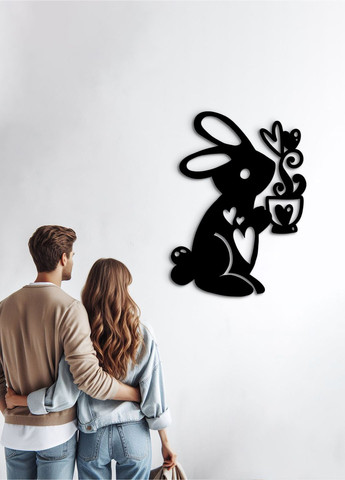 Современная картина на кухню, декор для комнаты "Солнечный зайка", оригинальный подарок 40х30 см Woodyard (291842122)