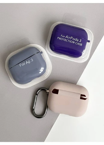 Чохол для Airpods Pro 2 з мікрофібри Білий No Brand (378858019)
