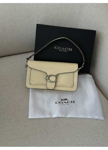 Сумка жіноча Tabby Shoulder Bag 26 in Polished Pebble Leather Yellow/Silver No Brand (367610025)