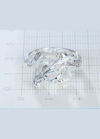 Каблучка дракон перстень у вигляді сріблястого дракона розмір регульований Fashion Jewelry (285110777)