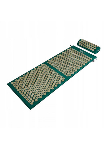 Коврик акупунктурный с валиком Classic Mat XL Аппликатор Кузнецова Navy Green/Gold (P-5907739313317) 4FIZJO (303723235)