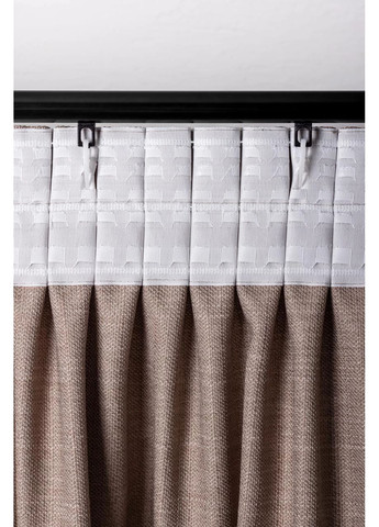 Штори з льняною структурою Elegant 2шт. 1,5м х від 2,5м до 3м HYGG (370367471)