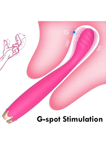 Многофункциональный вибратор для точки G с рельефной головкой анальный Розовый (2104618291) No Brand (322843614)