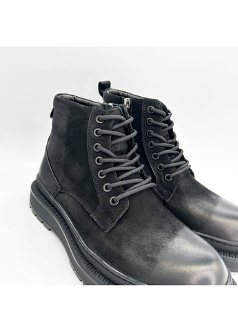 Черные зимние ботинки (р) замша 0-2-2-am-7216m-1-1m Danler