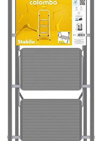 Драбина Stabilo 3 щаблі Сірий Colombo (367591190)