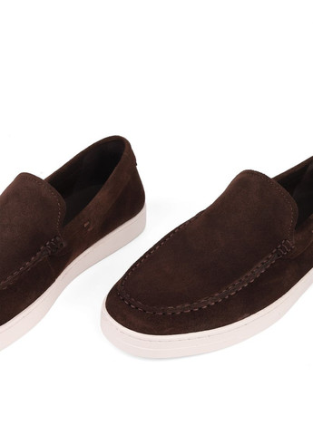 Коричневые мужские туфли 0843ab-08-x61 коричневый замша MIRATON