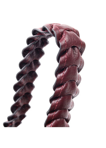 Красивая сумка женская через плечо багет 20839 кожаная Бордовый Karya (302008993)