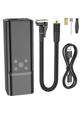 Автомобильный насос ZP7 Maddy portable smart air pump(5000mAh) Black Hoco (302735693)