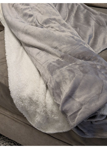 Теплий плед велюровий євро на овчині Vishnya (365715753)