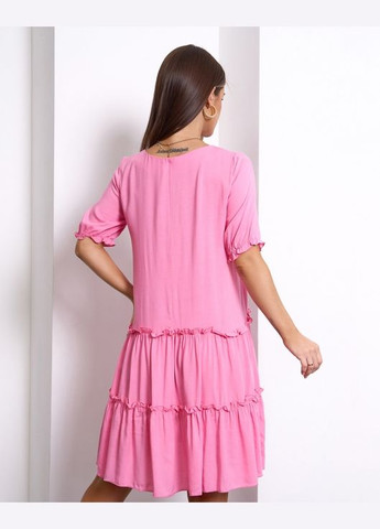 Розовое повседневный платья а-силуэт ISSA PLUS однотонное