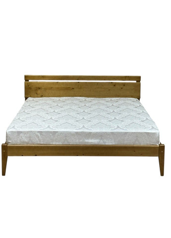 Двуспальная деревянная кровать дуб карамель 120х190 Скіф Л-256 (366197289)