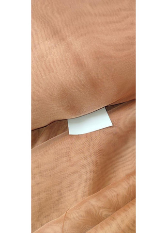 Тюль шифон терракот без обтяжувача 400х250 No Brand (353833429)